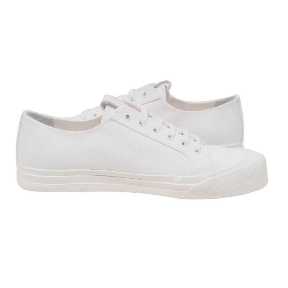 Bottega Veneta Mens Speedster Sneakers 45 US12 White Canvas Low Top Trainers - Picture 5 of 9